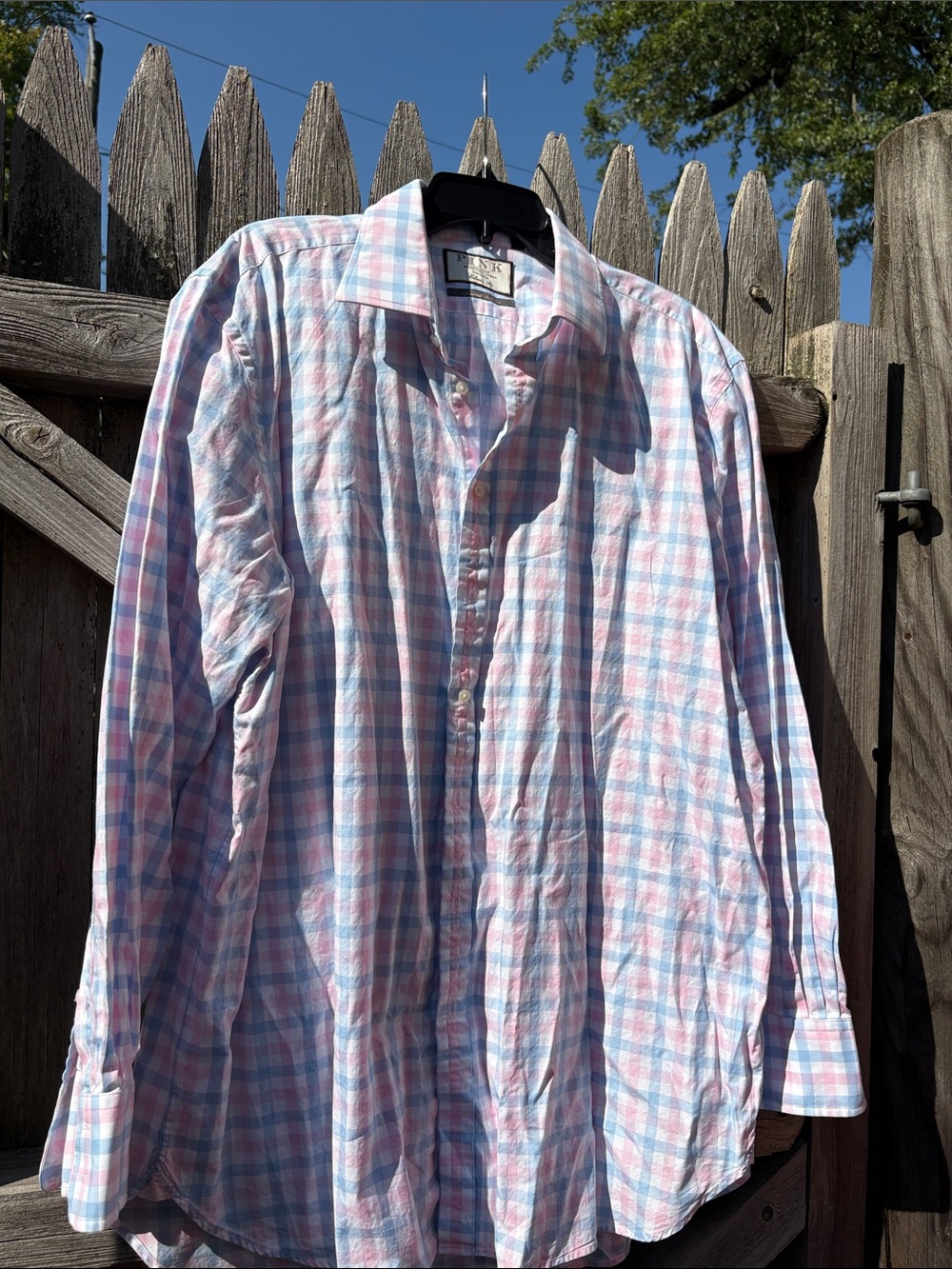 Thomas Pink 18.5 seasonal collection cotton dress shirt!!